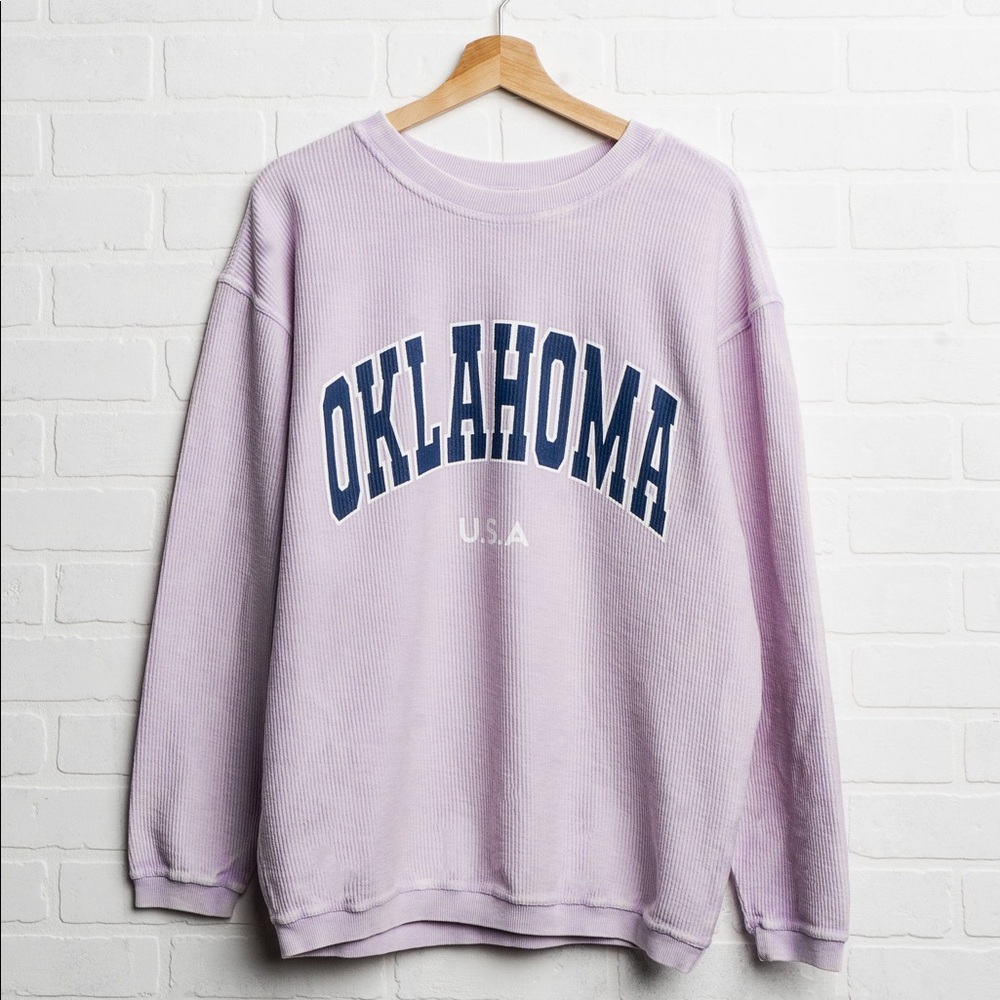 Oklahoma Corded Sweatshirt